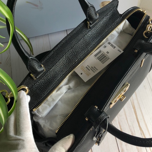 👜 Michael Kors Karson Signature Satchel Bag - Picture 6 of 7